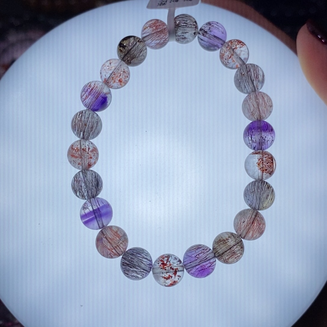 水晶手串未镶嵌?****然高货仙超8+