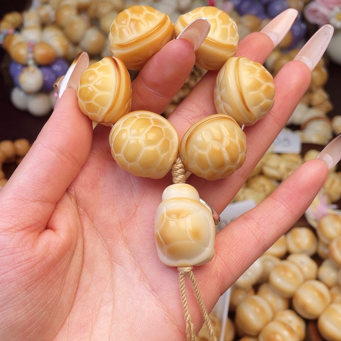 吊坠白玉菩提成品c