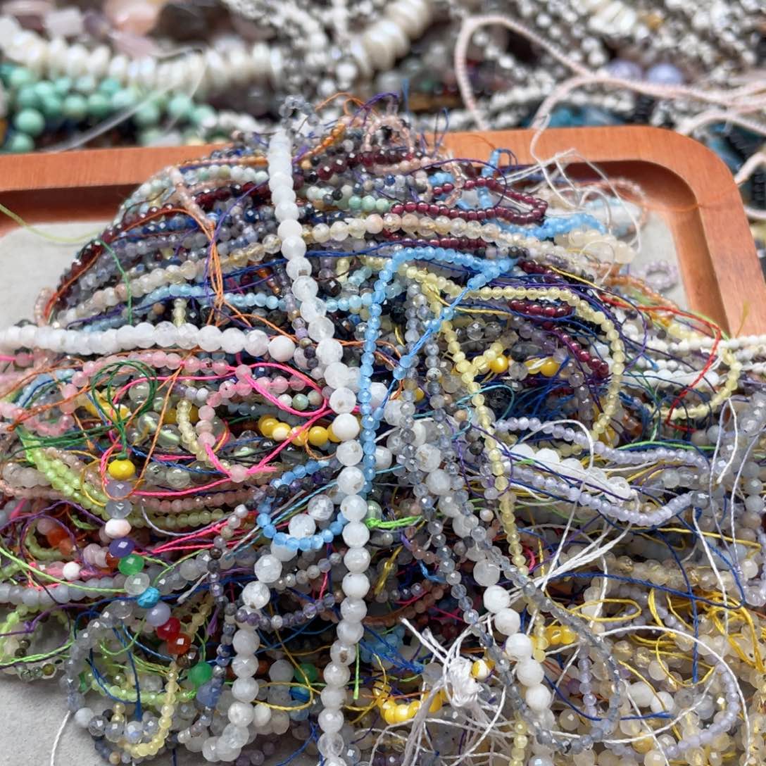 玛瑙/玉髓合金珠宝半成品星*拍10份68发104条