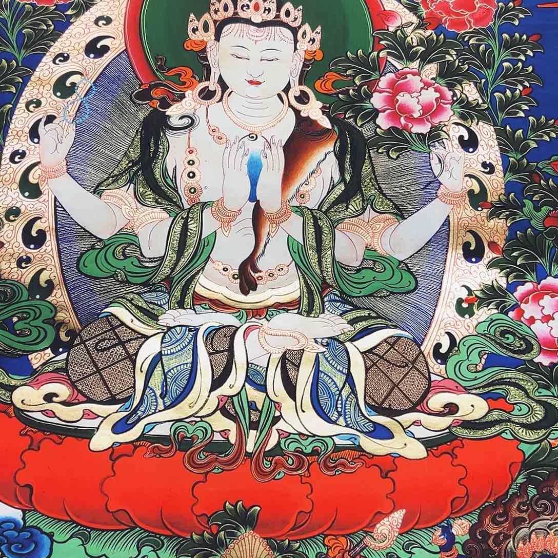 卷轴画龙**月唐卡16054