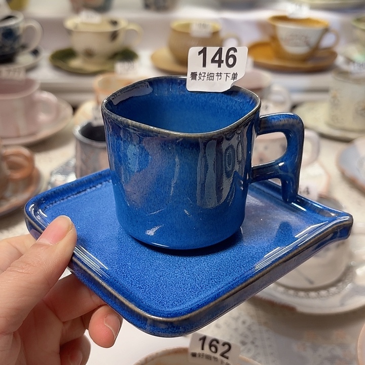 瓷片小容量咖啡杯陶胎