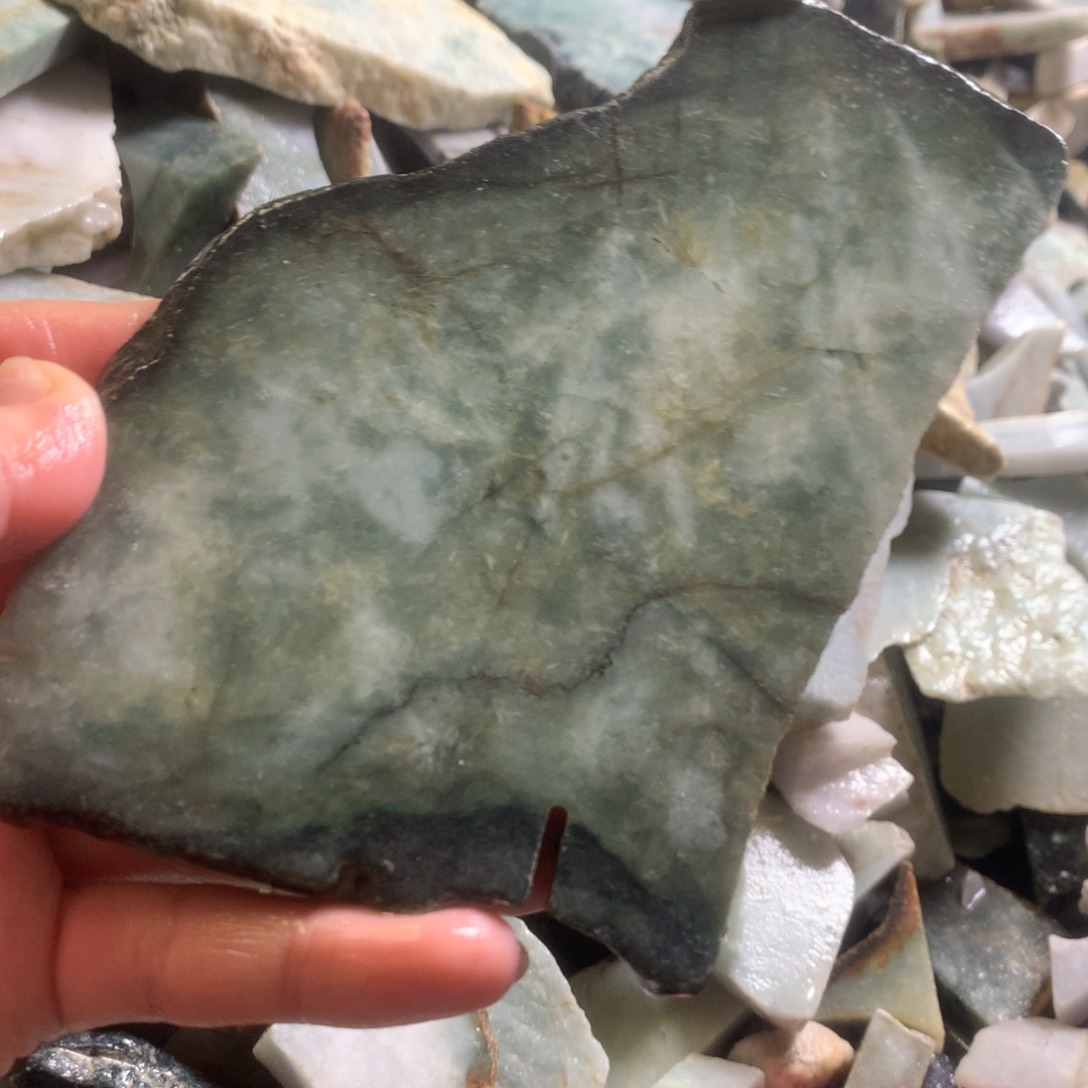 翡翠颈饰未镶嵌缅甸翡翠