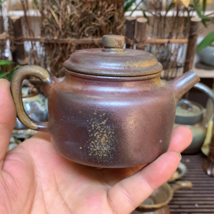 紫砂茶壶纯自然高温裸柴烧