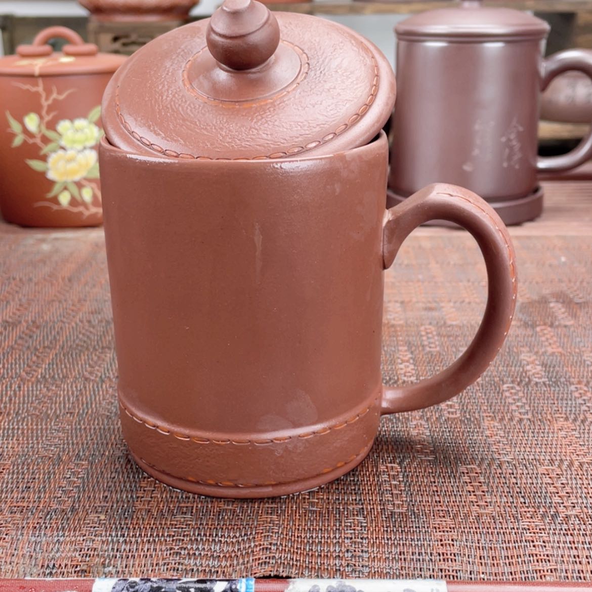 【闪购商品】紫砂茶杯宜兴原矿紫砂盖杯微瑕