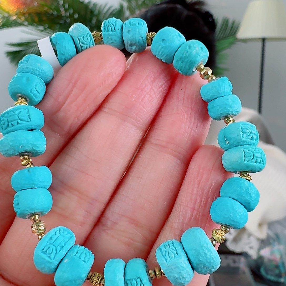 绿松石珠宝奇石未镶嵌