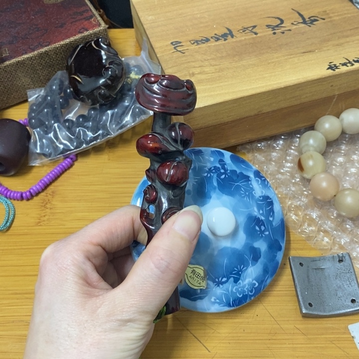 摆件中古工艺品一件