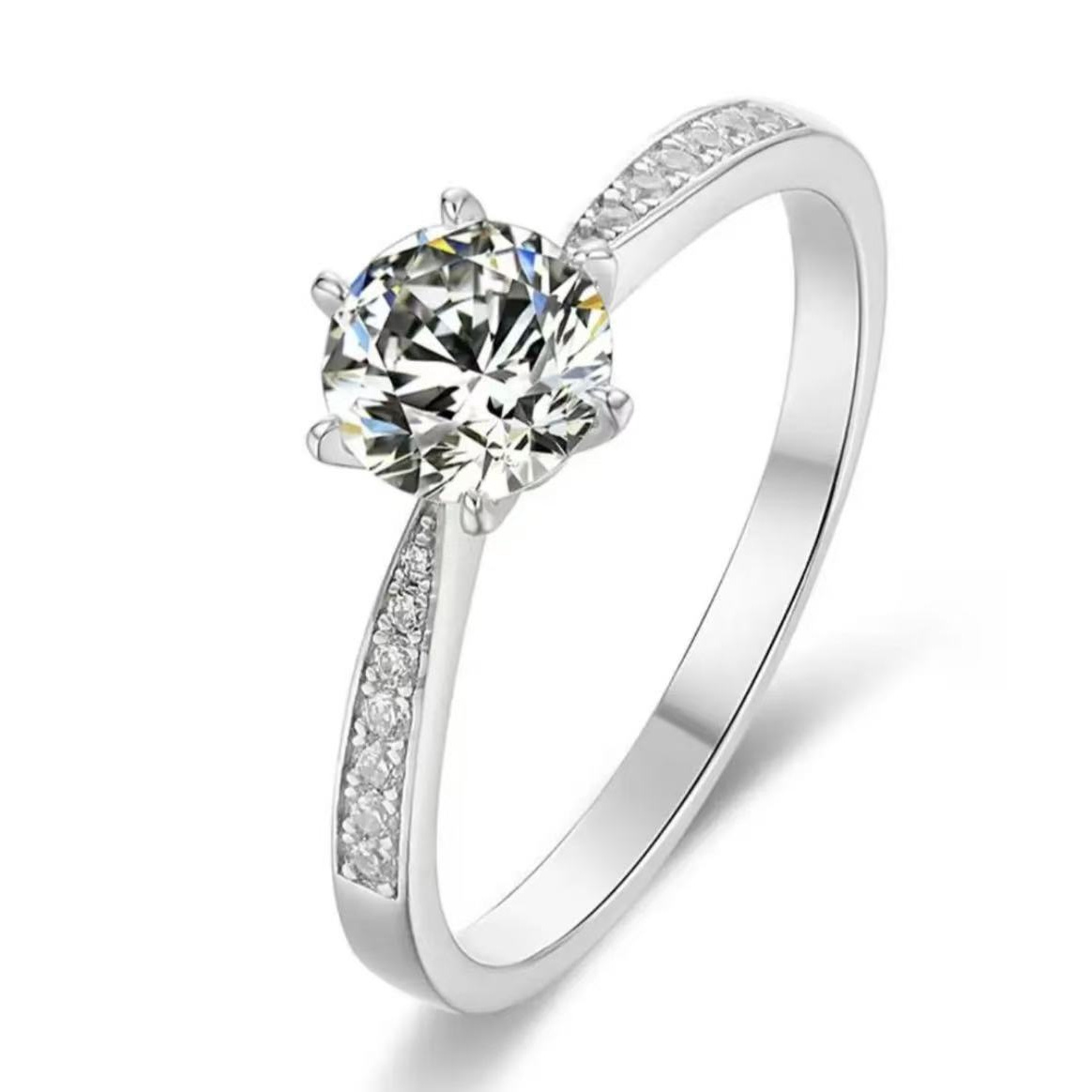 【南非之星】 NFZX 高端奢华定制周家小蛮腰戒指1.0CT