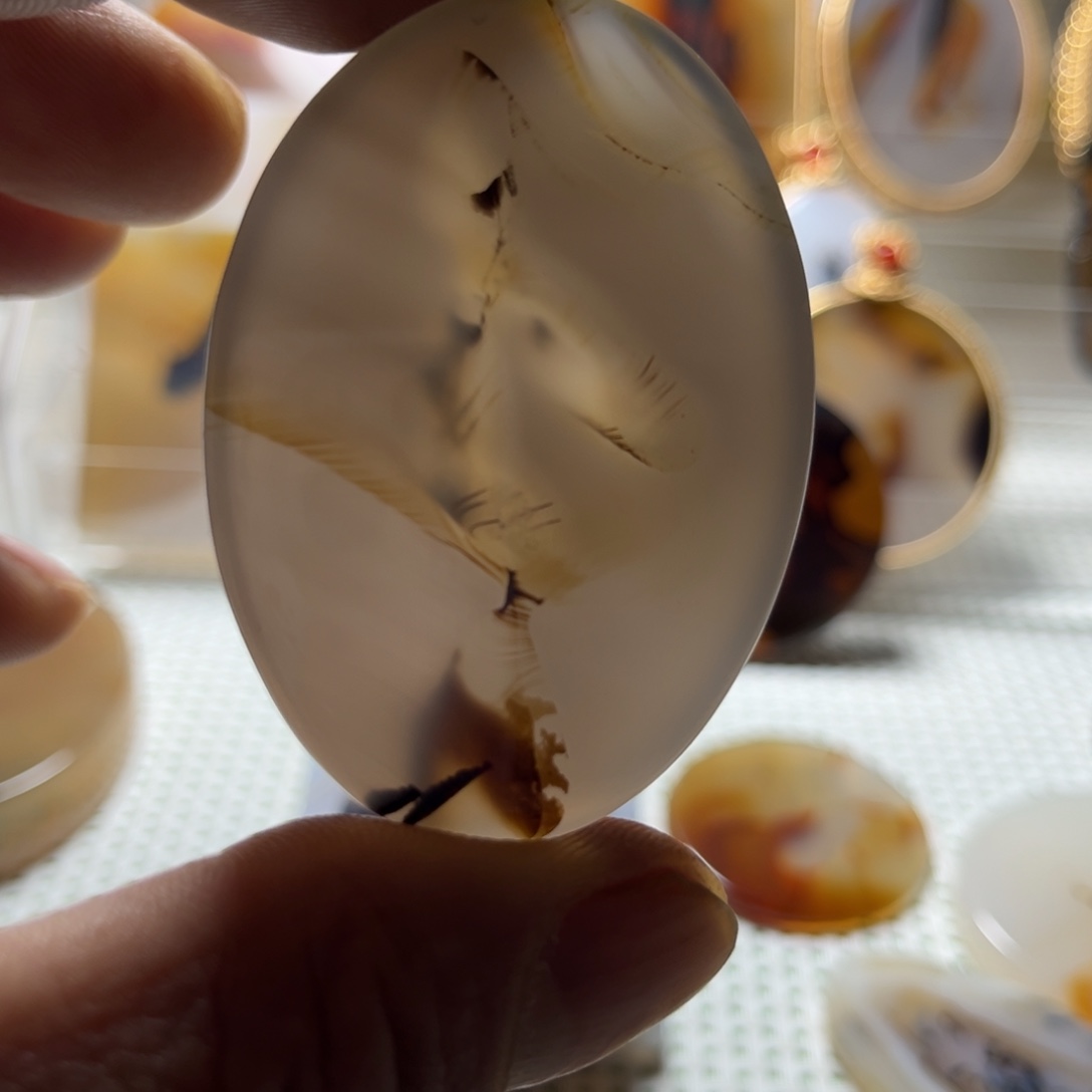 玛瑙/玉髓未镶嵌吊坠(不含链)