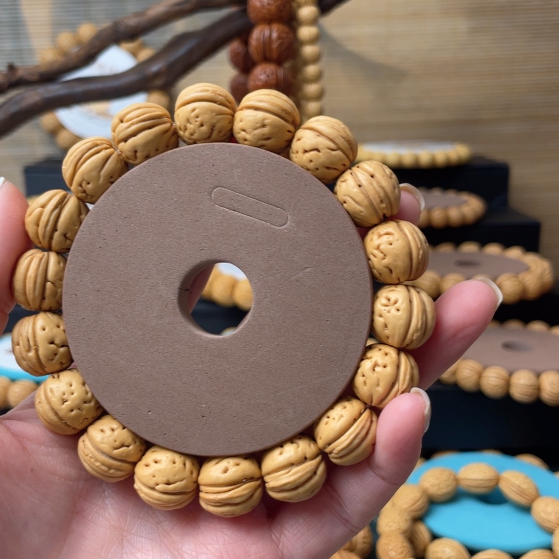 桃核吊坠东北爆肉纹