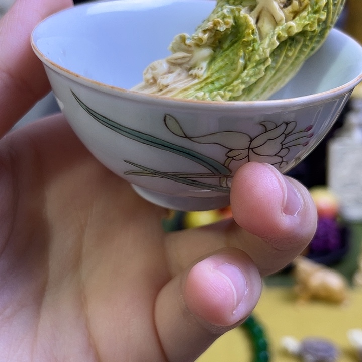 Z***)瓷片精致雕刻工艺品