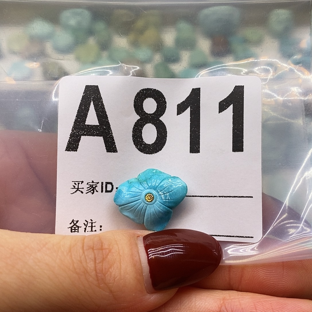 用***0绿松石未镶嵌绿松石配饰定制