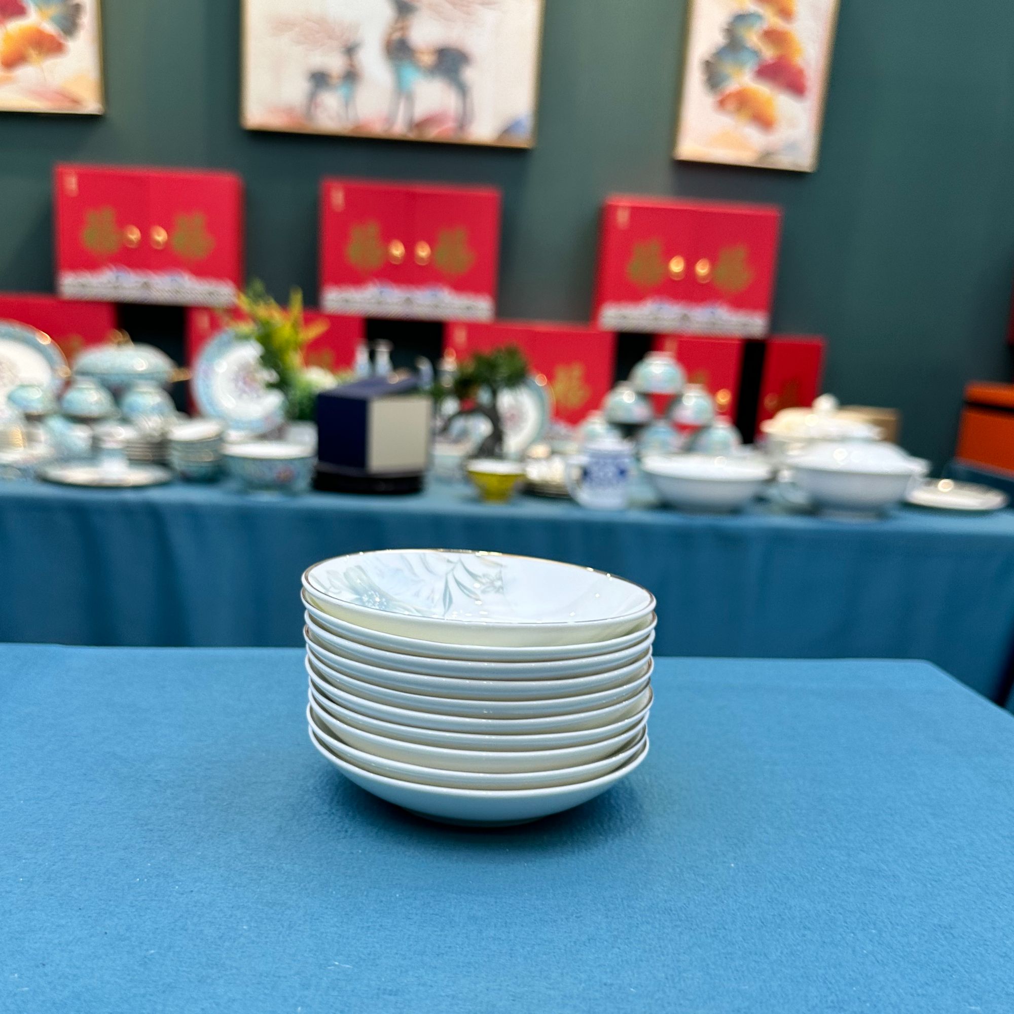 景德镇餐具【微瑕尾货】随机味碟10个