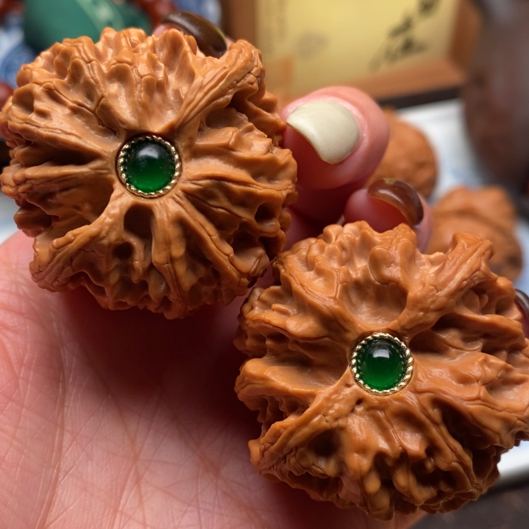 把件文玩核桃44尺寸苹果园