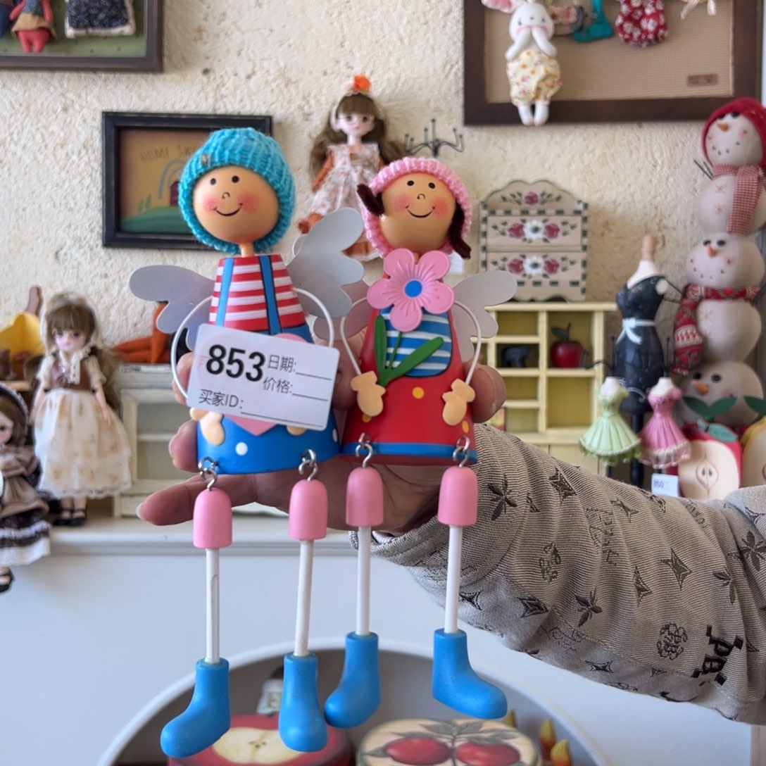 木默认微瑕微脏！外贸样品摆件挂件853