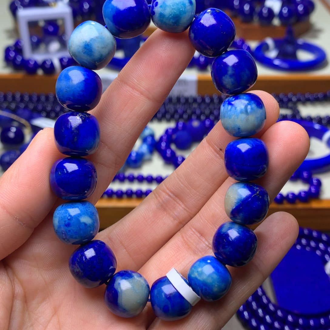 青金石手串未镶嵌12mm565