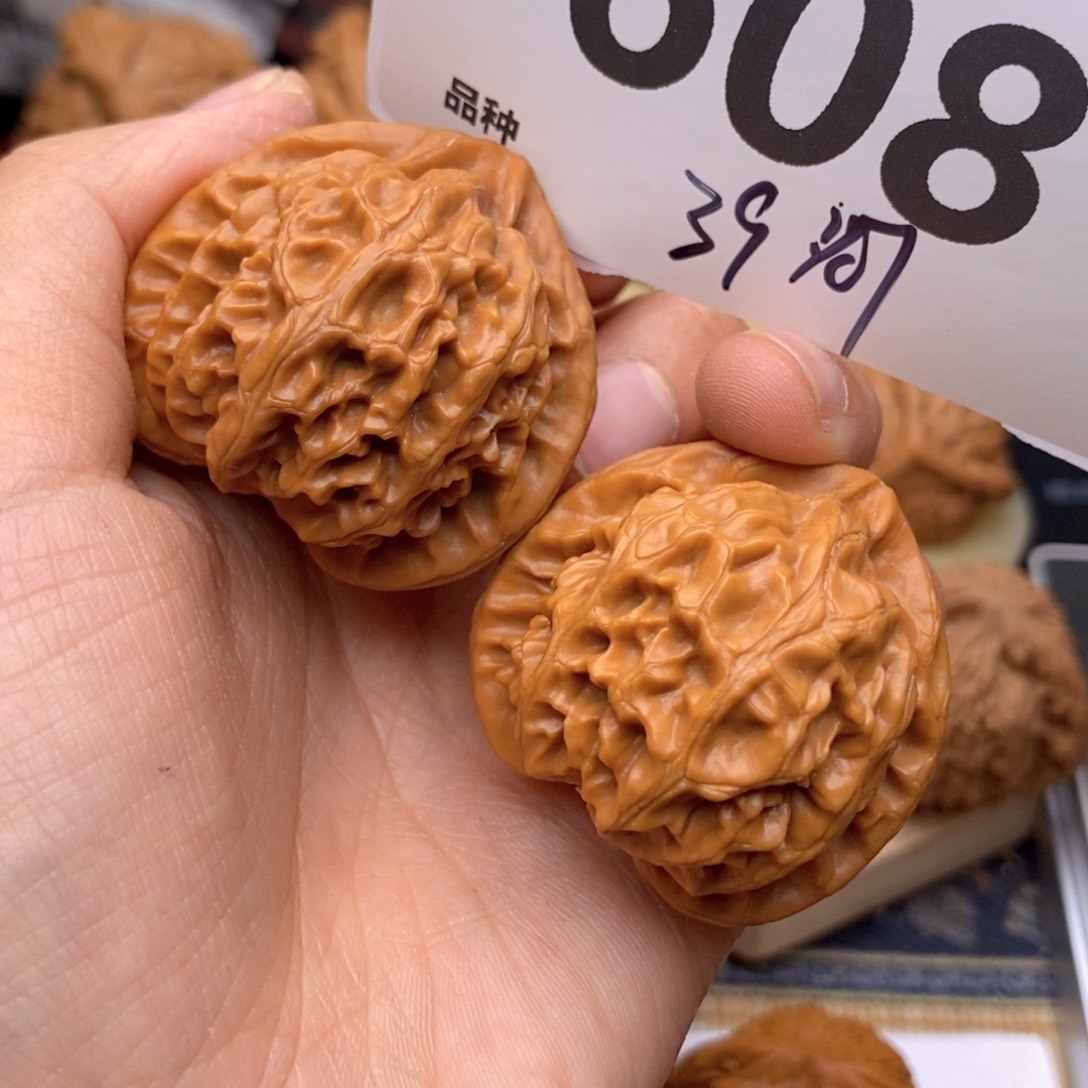 文玩核桃把件608号39灯全