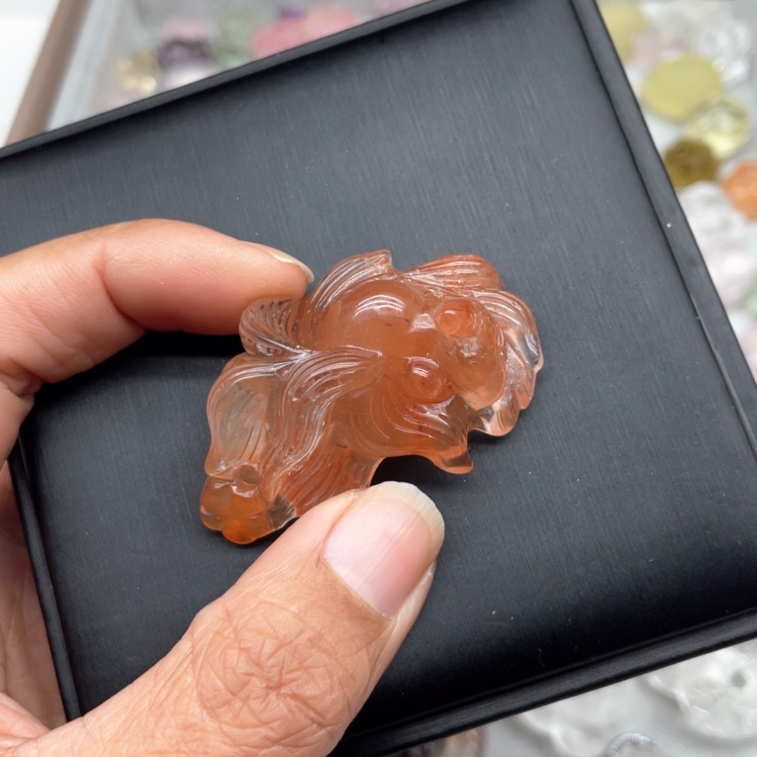 水晶吊坠(不含链)未镶嵌橘****.