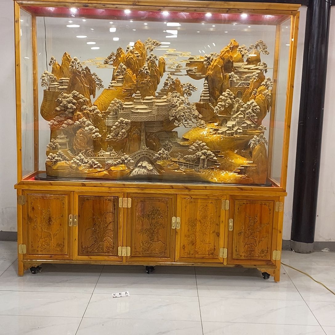 金丝楠王*爷金丝楠小叶摆件