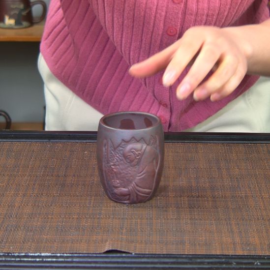 茶杯紫砂高货放漏
