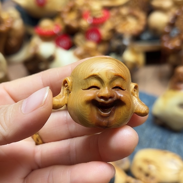 柏木太行崖柏手把摆件