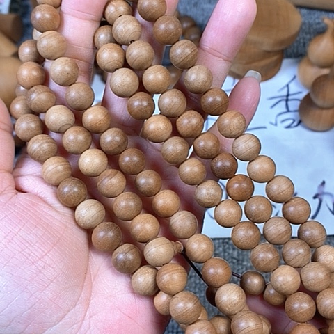 檀香木手串/手链?****?老山檀香1.0/108微瑕疵