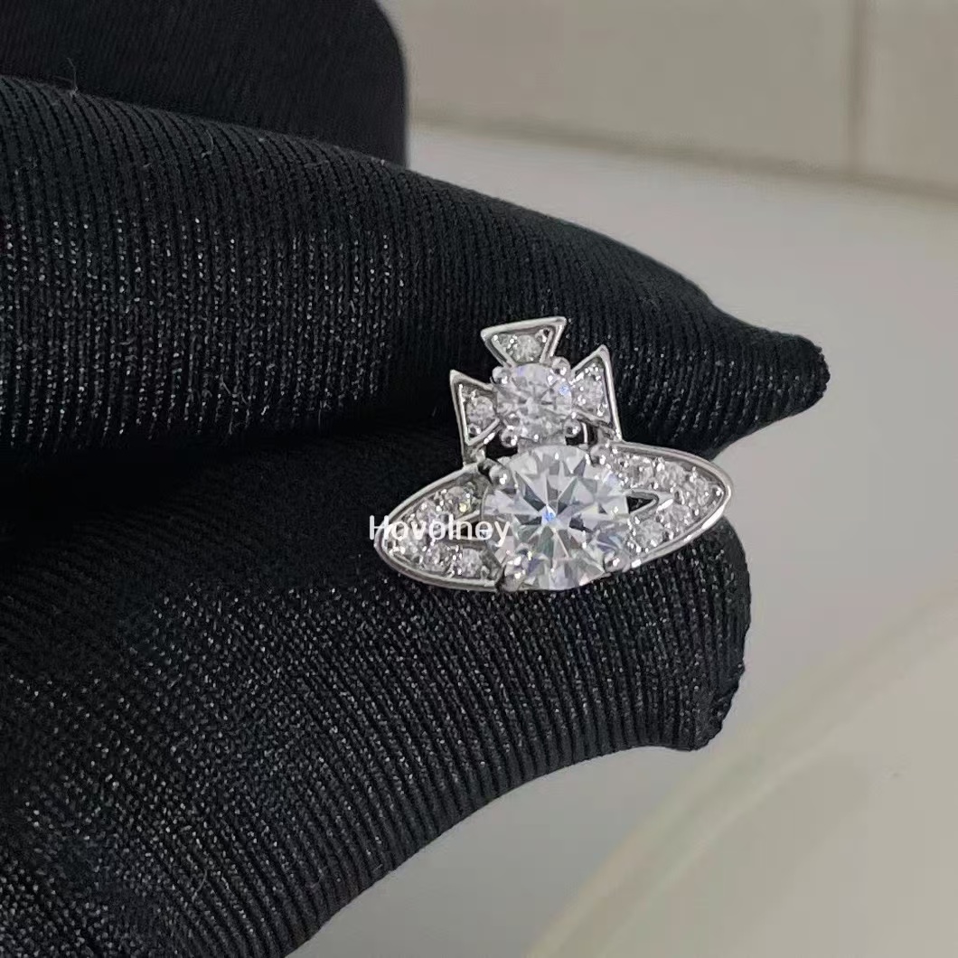 铜合金亚克力耳饰 仿钻普通金属【小小星球】耳骨钉470