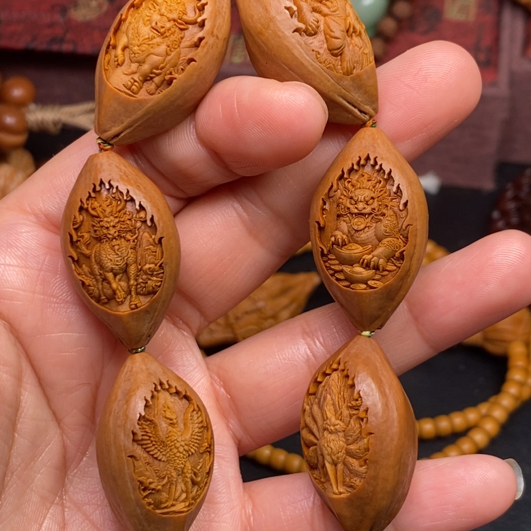 猴头核桃吊坠橄榄猴头