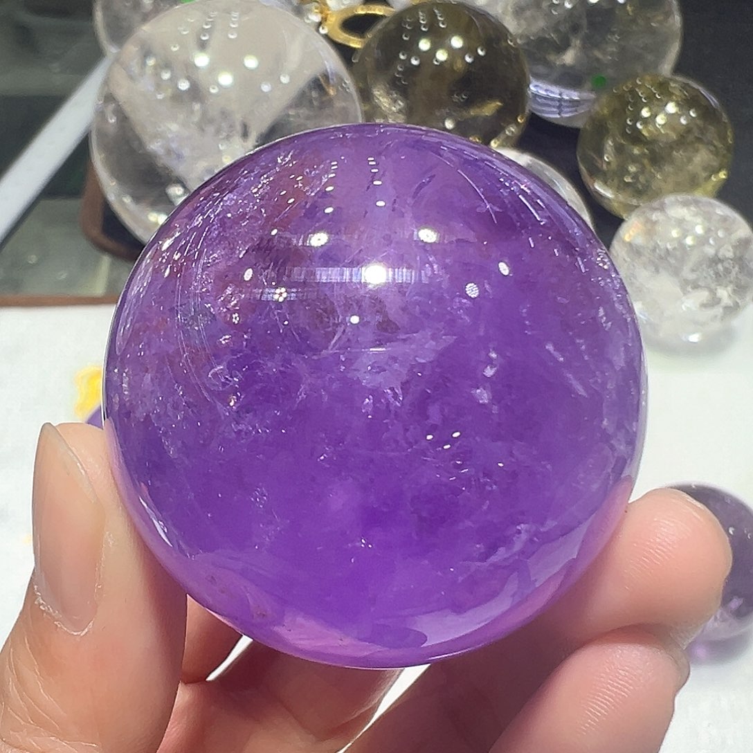 水晶水晶球摆件未镶嵌