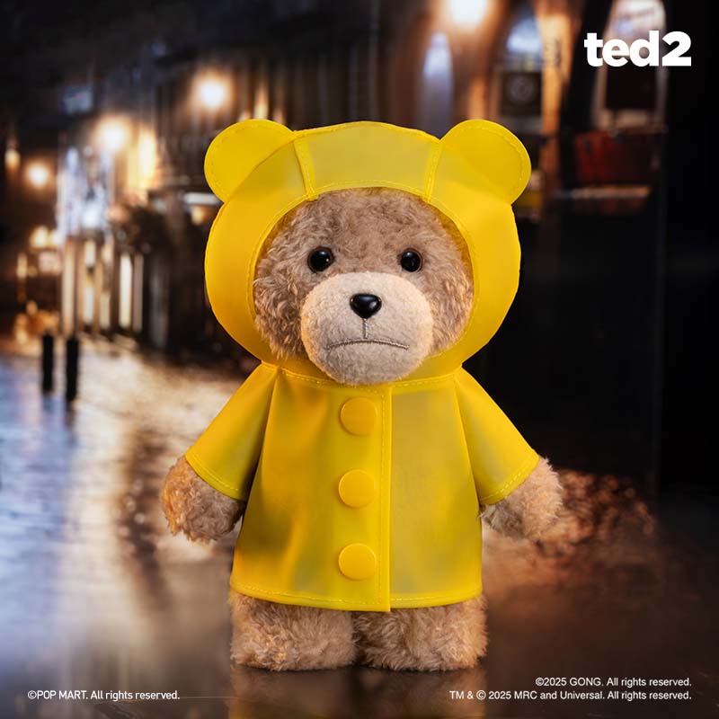 【代拆】泡泡Ted2泰迪熊可动毛绒挂件盲盒潮玩手办挂件