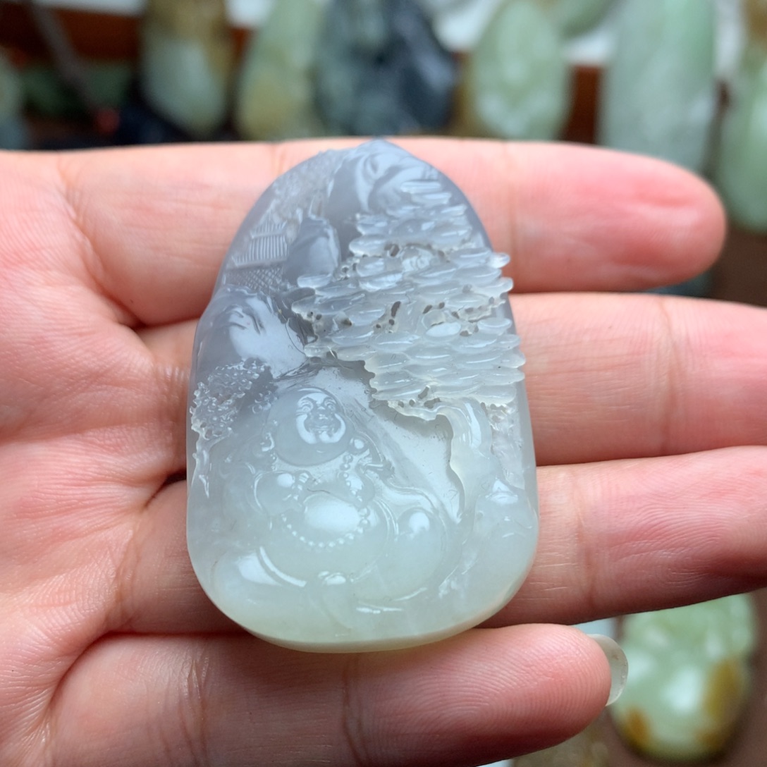 和田玉挂件未镶嵌