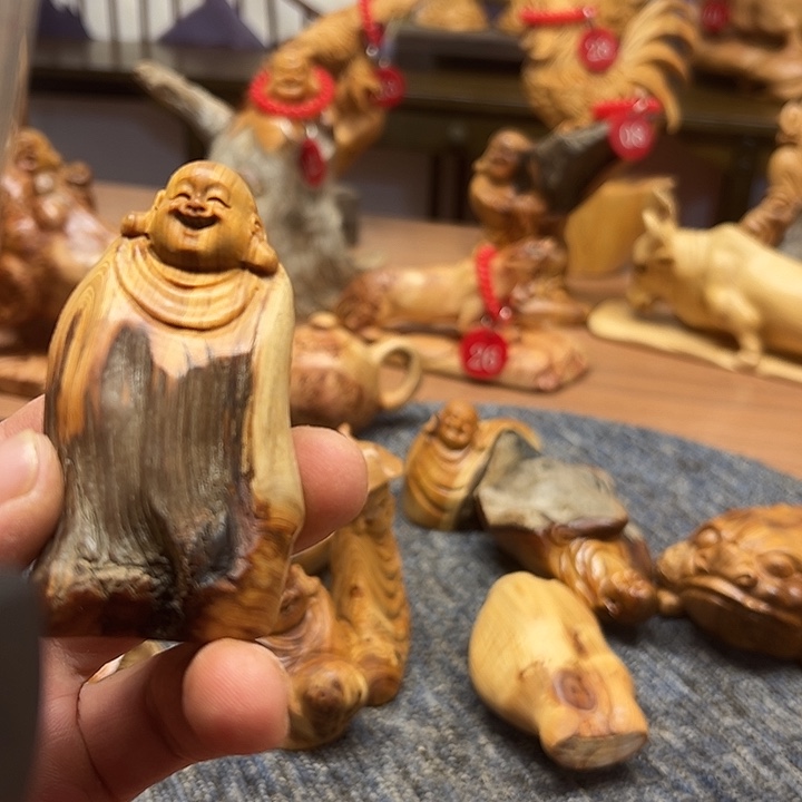 柏木太行崖柏手工摆件