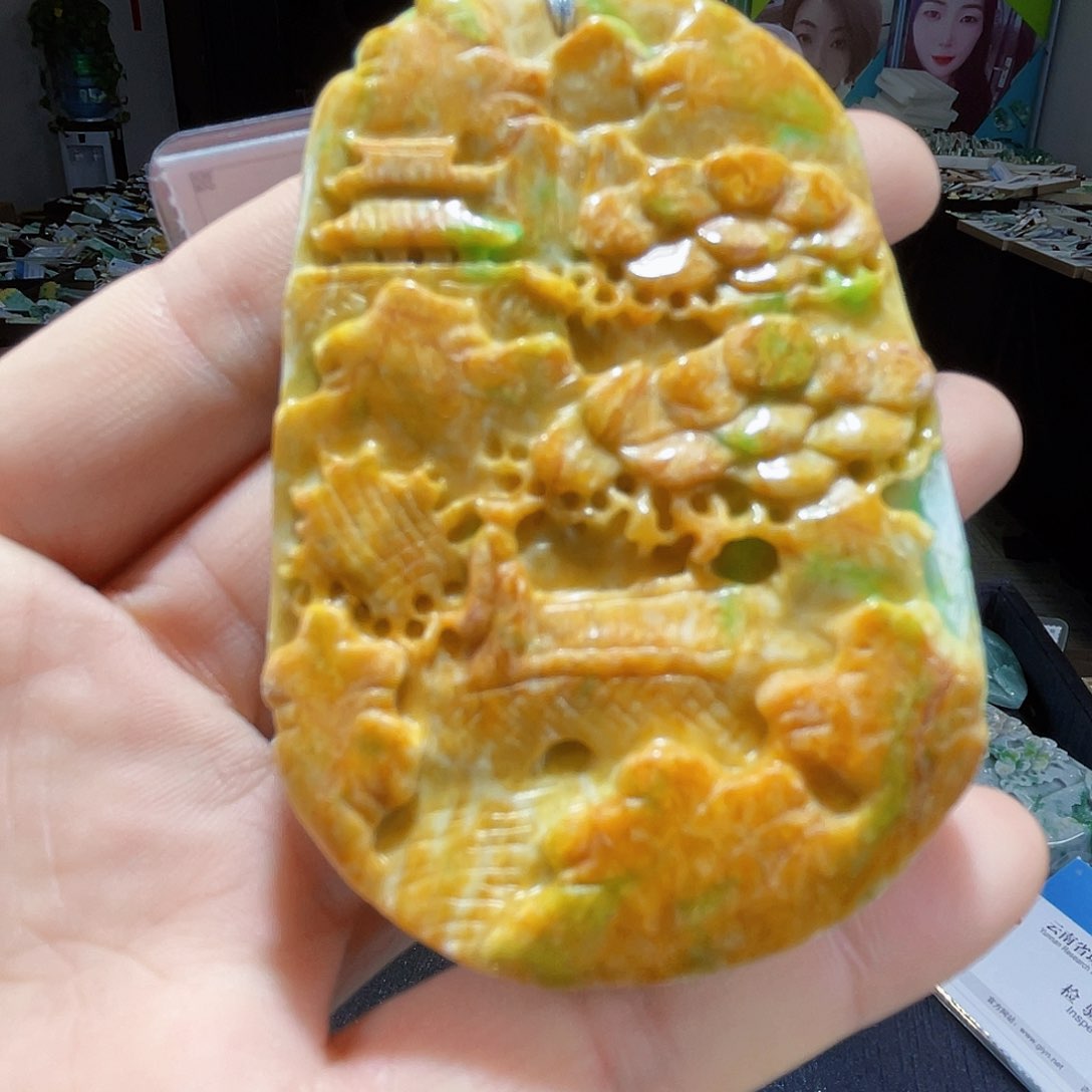 颈饰未镶嵌翡翠一