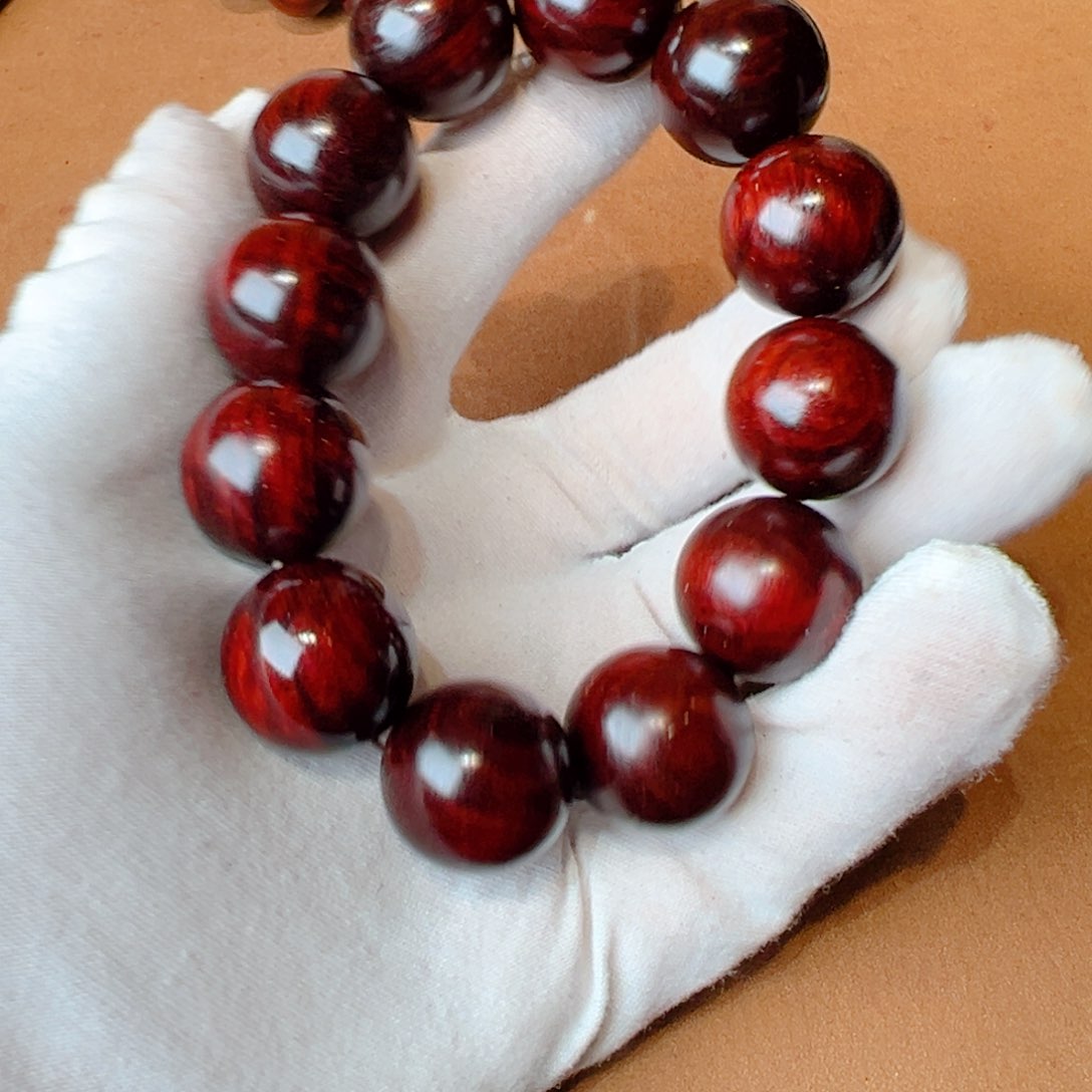 小叶紫檀手串/手链2.0水波金星