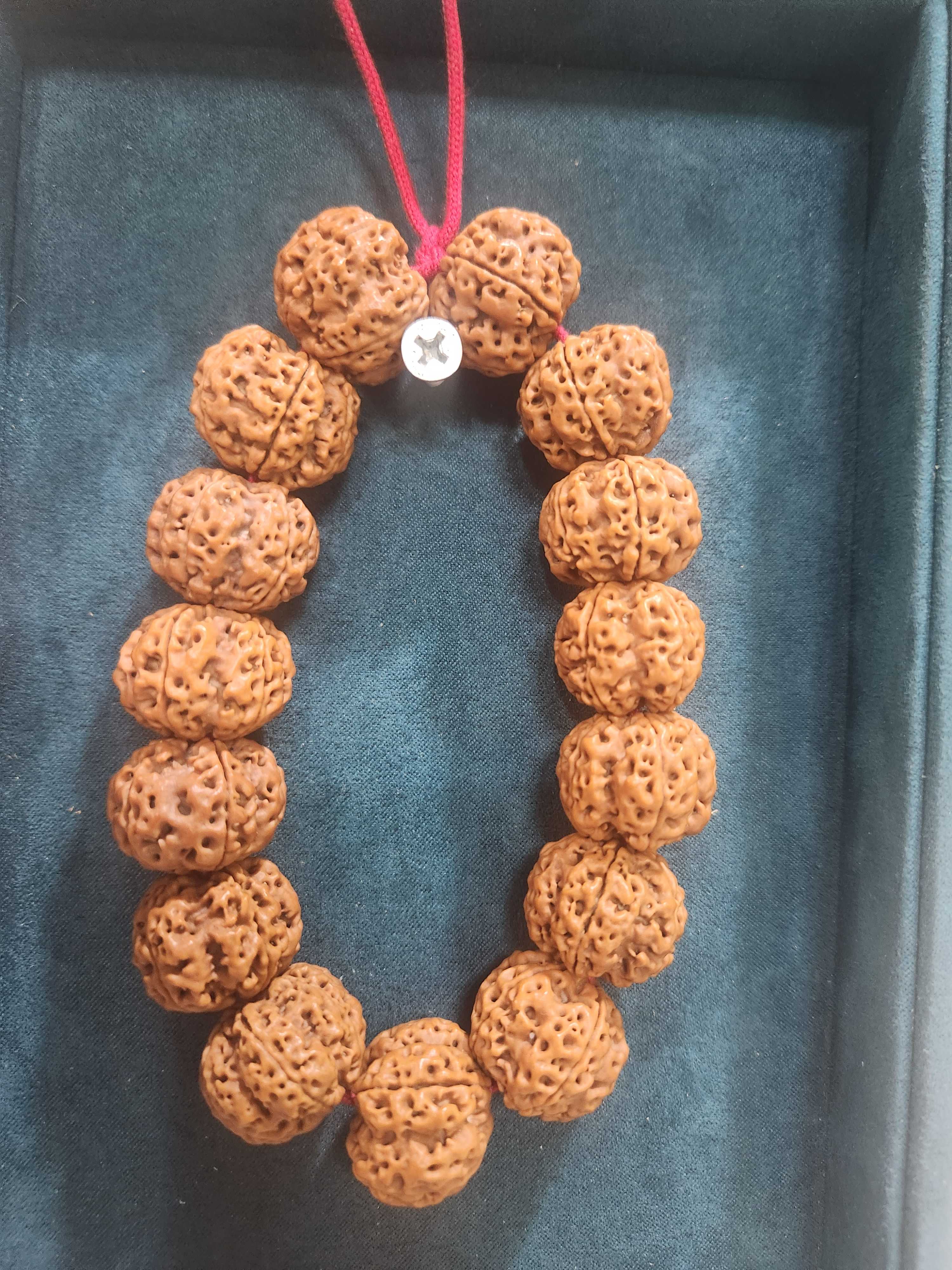 金刚手串单颗籽下水秒沉梅花玩出来牛津红