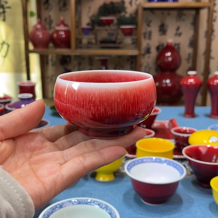 景德镇浅行窑禅定杯