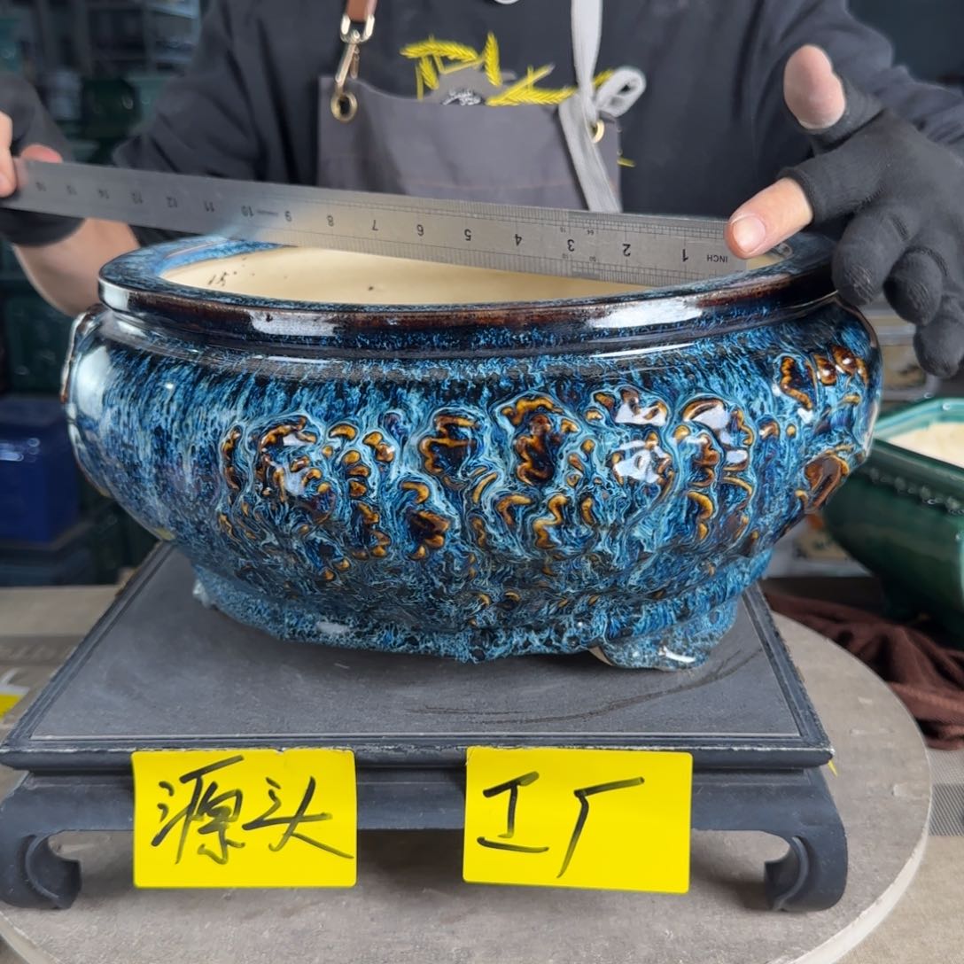 一风堂石湾花盆。微瑕281