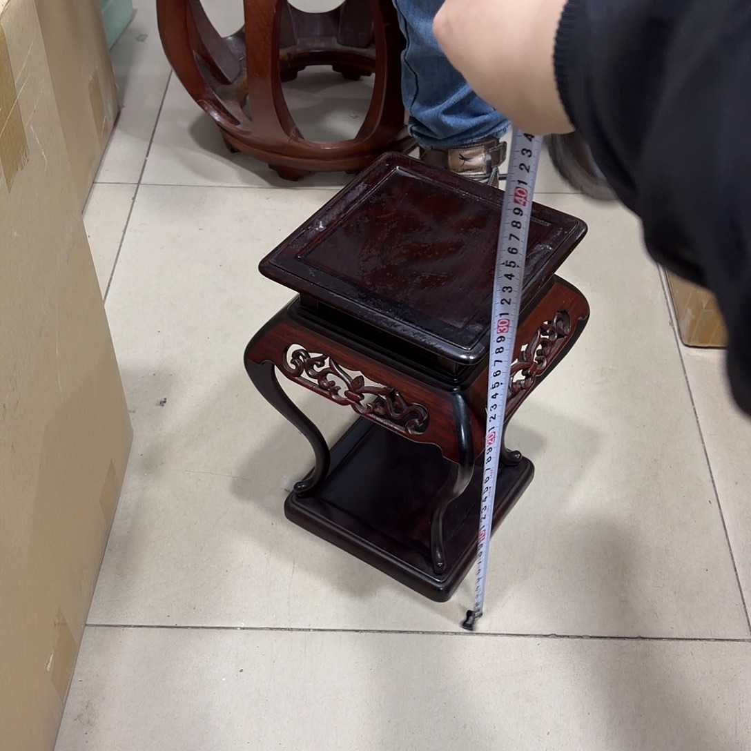 篮***笑家具花梨木类般若中古美术工艺品
