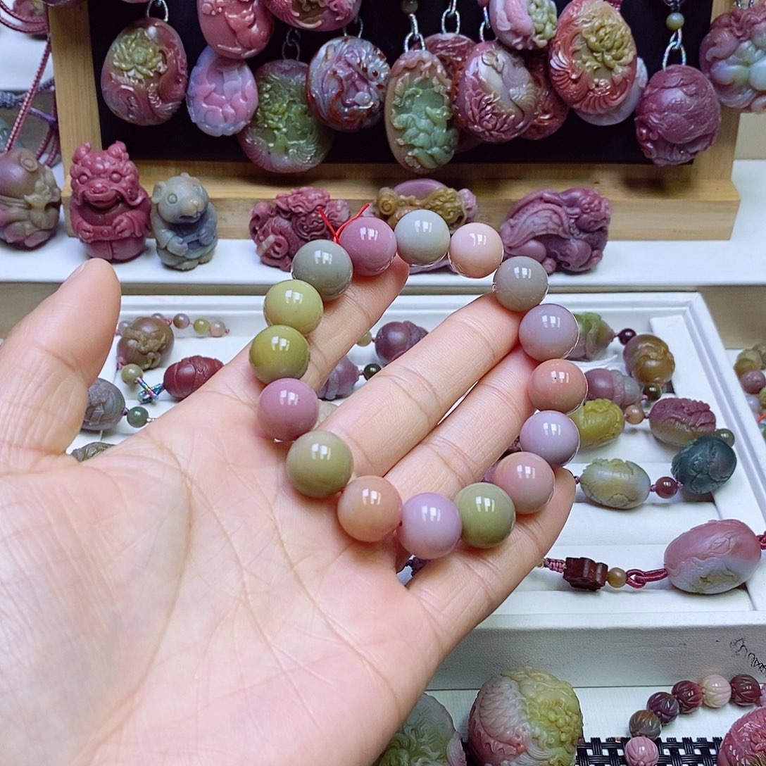 玛瑙/玉髓盐源玛瑙手串未镶嵌