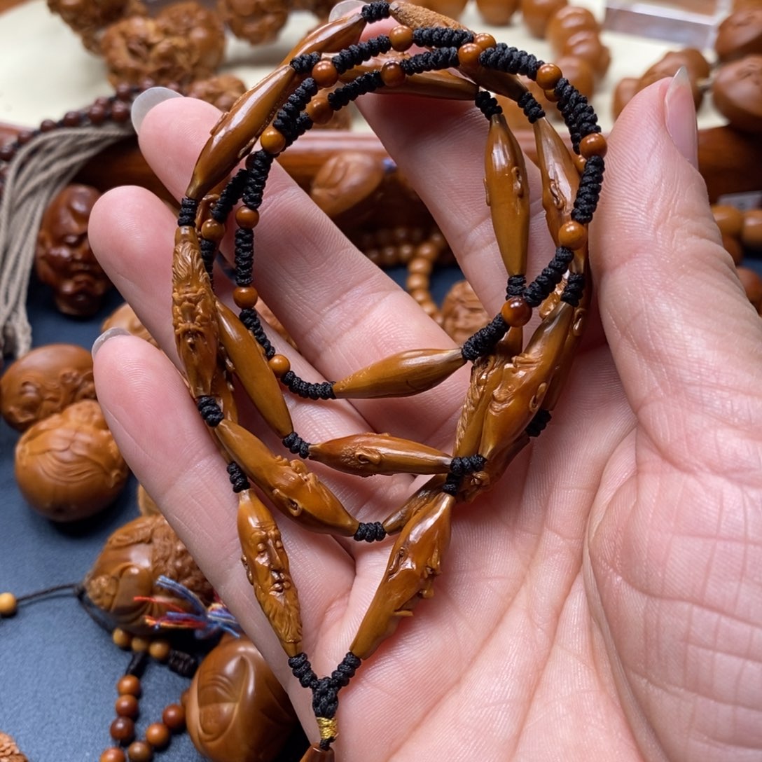 橄榄核手串/手链小*柳叶罗汉