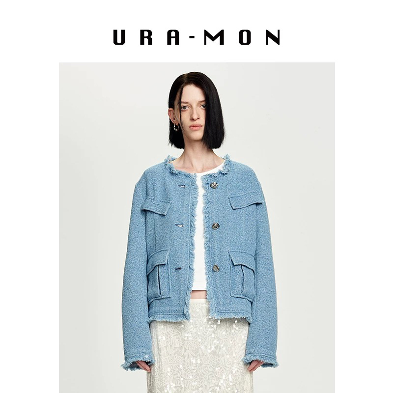 URA-MON ｜工装牛仔香风外套