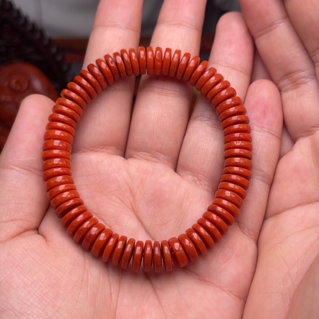 南红玛瑙未镶嵌卡9毫米