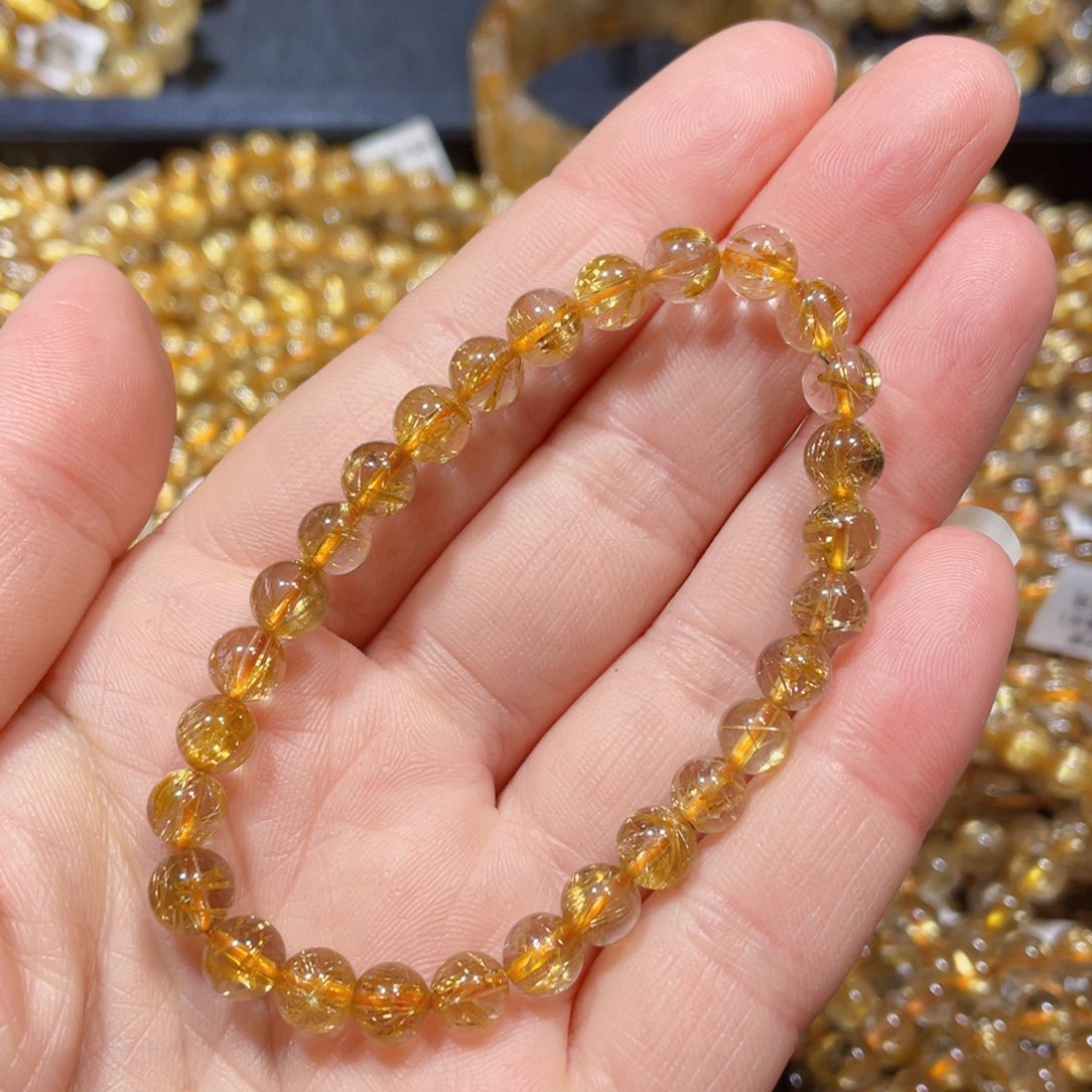 水晶手链未镶嵌天然水晶手链