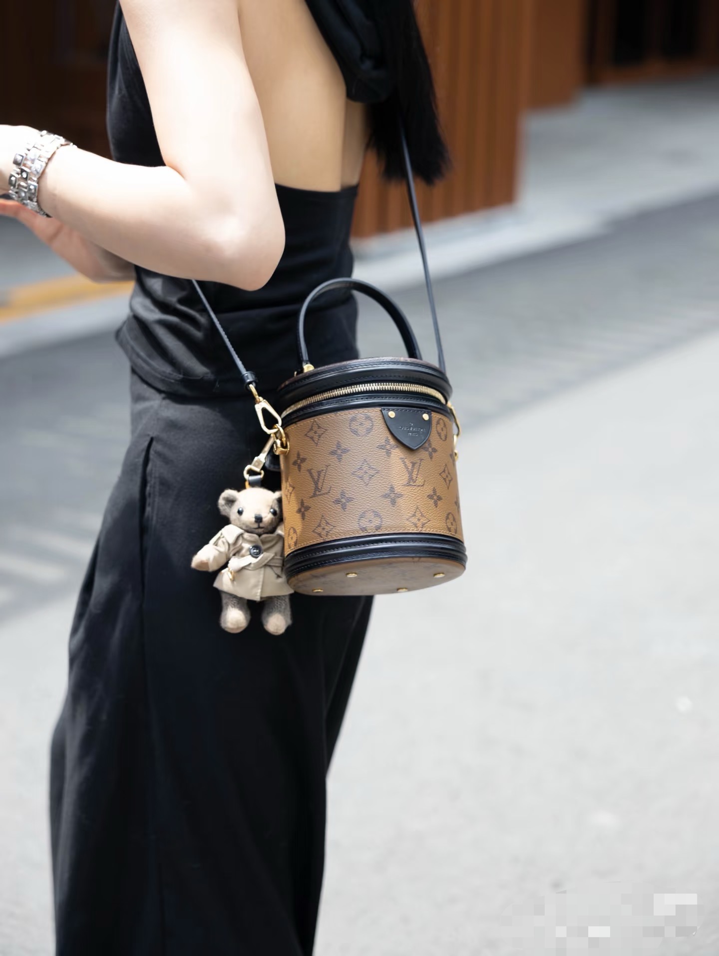 99新 LouisVuitton/路易威登 发财桶老花/99新/优选