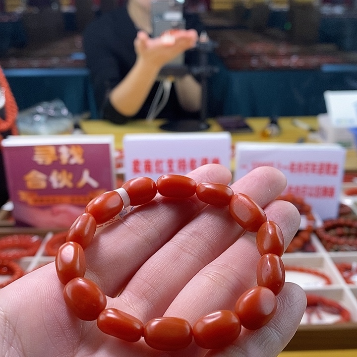 小***胖南红玛瑙未镶嵌手串