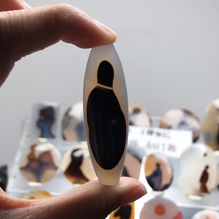 玛瑙/玉髓银S925镀金镶嵌珠宝半成品150