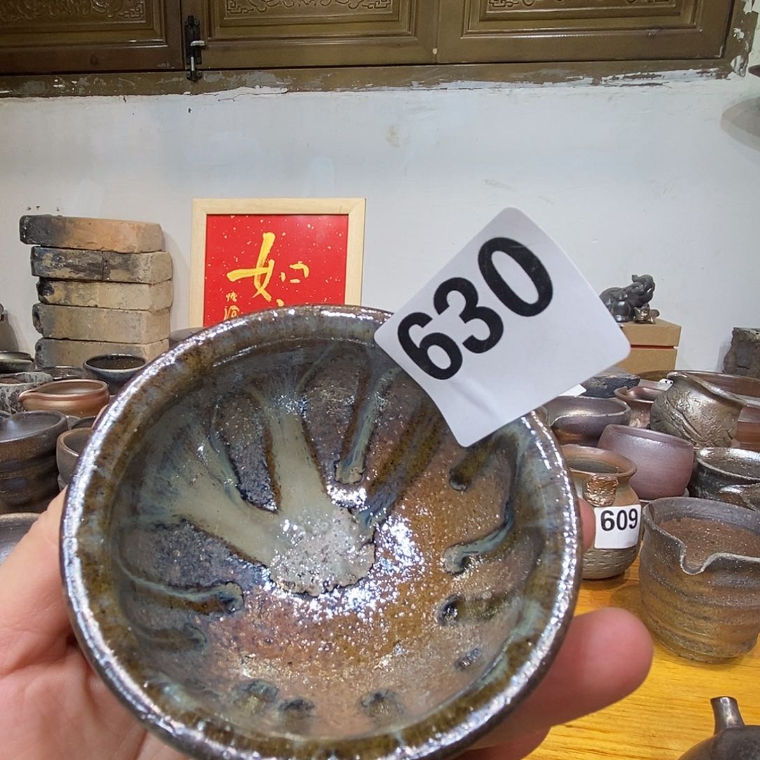 高温柴烧陶泥主人杯