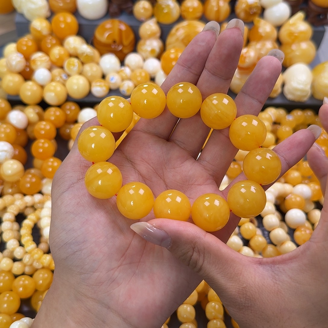 蜜蜡未镶嵌珠宝奇石同料20mm