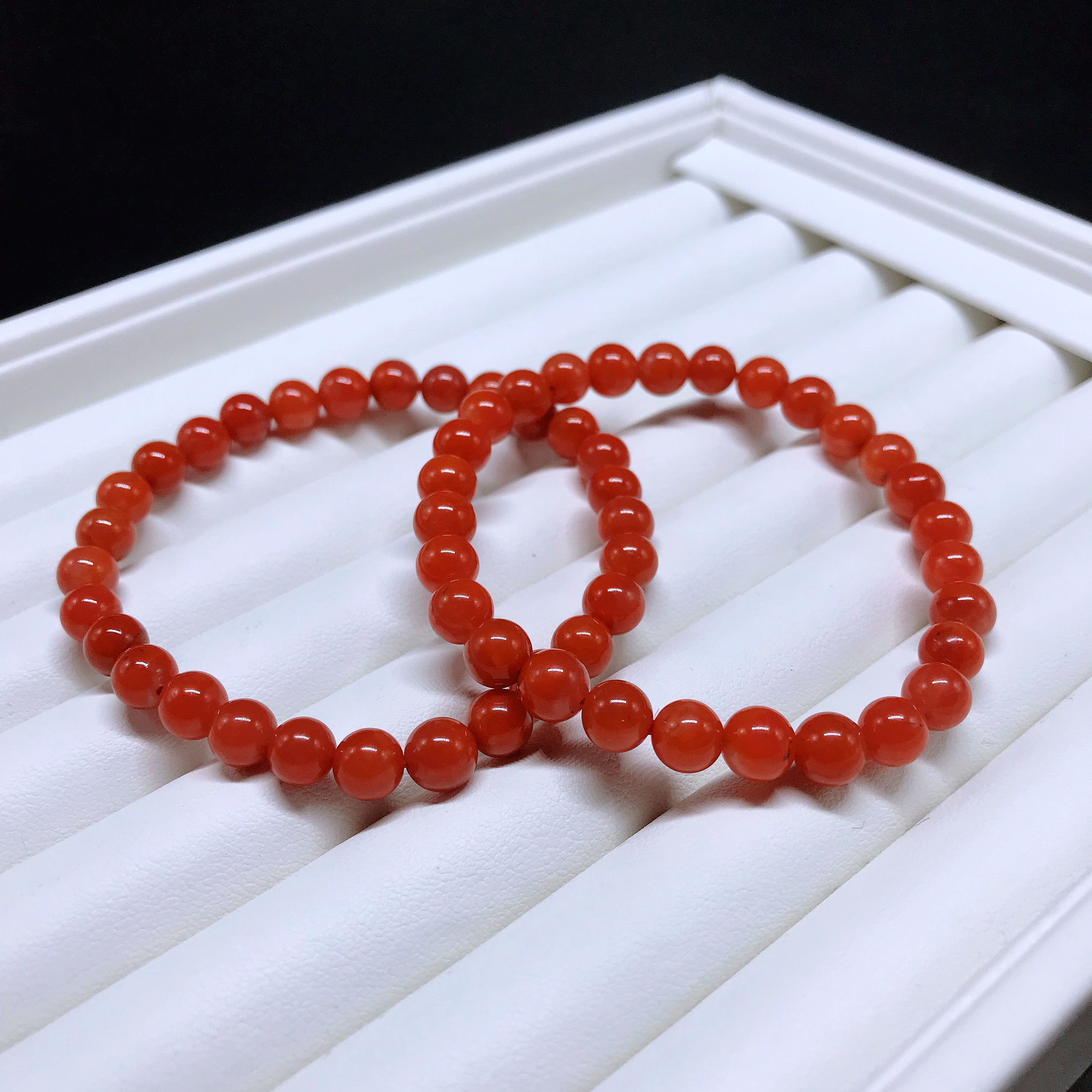 【小雪】南红精美时尚百搭款手串6mm