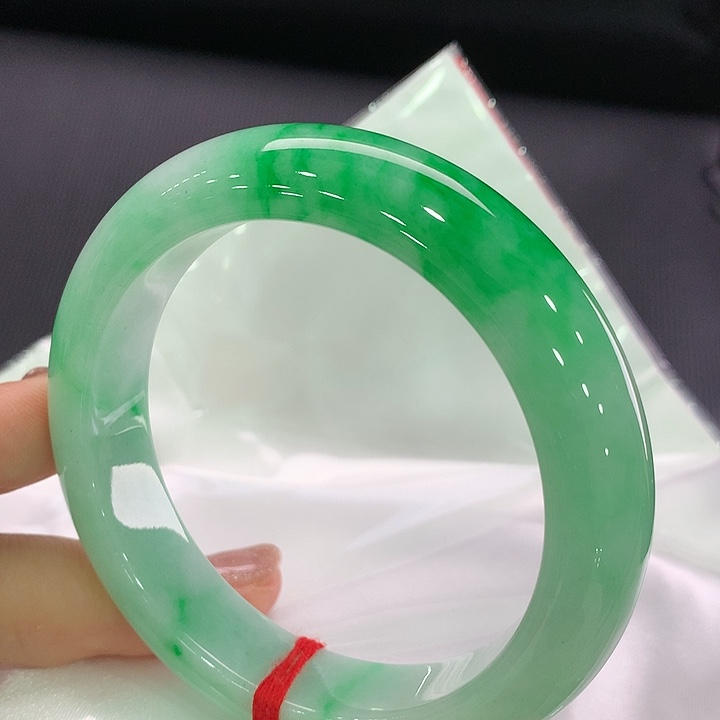 翡翠手镯未镶嵌正圈57-58