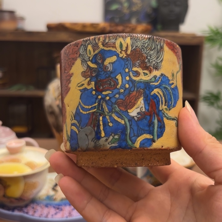 新品手工手绘柴烧99